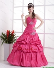 A Line Sweetheart 2016 Prom Gowns with Pick Ups and BeadingDBEE501FOR