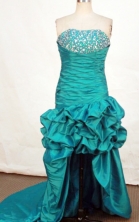 Brand new High-low Strapless Mini-length Beding Prom Dresses Style FA-C-133