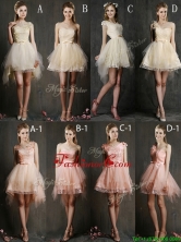 Hot Sale Mini Length Tulle Prom Dress with Belt BMT0104FOR
