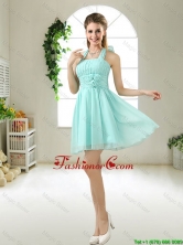 Wonderful Hand Made Flowers Prom Dresses in Apple Green BMT051DFOR