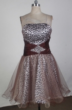 Sweet A-line Strapless Mini-length Brown Prom Dress LHJ42823