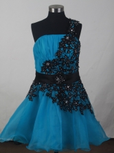 2012 Affordable A-line One Shoulder Neck Mini-Length Prom Dresses Style WlX426138