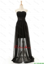 Brand New Sweetheart Belt Long Prom Dresses in Black DBEES014FOR