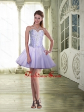 Light Short Sweetheart Prom Dresses in Lavender for Cocktail SJQDDT73003FOR 