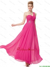 Modern Empire One Shoulder Prom Dresses with Beading DBEE452FOR
