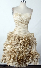 Perfect Short Sweetheart Mini-length Champange Prom Dress LHJ42804