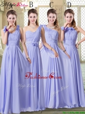 Pretty Empire Floor Length Prom Dresses in Lavender BMT068FOR