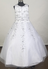 2012 Elegant Ball Gown Scoop Floor-length Little Gril Pagant Dress Style RFGDC059