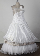 2012 Exquisite Ball Gown Strapless Floor-length Flower Girl Dress Style RFGDC027