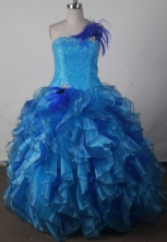 2012 Exquisite Ball Gown Strapless Floor-length Flower Girl Dress Style RFGDC032