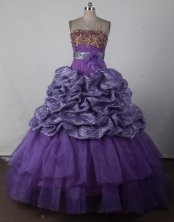 2012 Modest Ball Gown Strapless Floor-length Flower Girl Dress Style RFGDC043