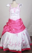2012 Popular Ball Gown Square Floor-length Flower Girl Dress Style RFGDC0112