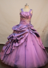 Gorgeous Ball gown Strap Floor-length Flower Girl Dresses Style FA-C-153