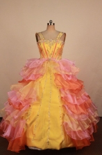 Lovely Ball gown Strap Floor-Length Little Girl Pageant Dresses Style FA-Y-324