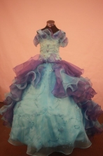Popular Ball gown Strap Floor-Length Little Girl Pageant Dresses Style FA-Y-309