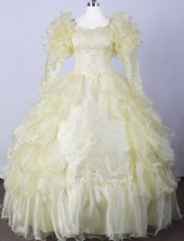 Amazing Ball Gown Scoop Neck Floor-length Quinceanera Dress LJ2667
