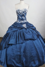 Beautiful Ball Gown Sweetheart-neck Floor-length Taffeta Quinceanera Dresses Style FA-C-087