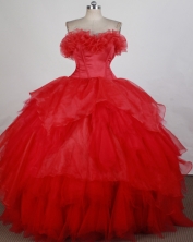 Beautiful Ball gown Strapless Floor-length Quinceanera Dresses Style FA-W-r44