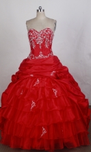 Beautiful Ball gown Sweetheart-neck Chapel Train Quinceanera Dresses Style FA-W-r38