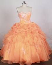 Brand New Ball gown Sweetheart-neck Floor-length Quinceanera Dresses Style FA-W-r55