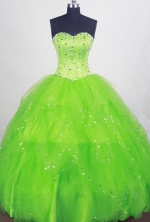Brand New Ball gown Sweetheart-neck Floor-length Quinceanera Dresses Style FA-W-r86