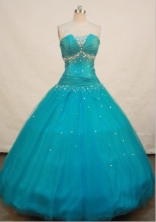 Exclusive A-line strapless Floor-length Quinceanera Dresses Beadings Style FA-Z-0066