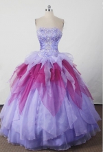 Exclusive Ball Gown Strapless Floor-length Colorful Quincenera Dresses TD260022