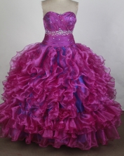 Perfect Ball gown Sweetheart Floor-length Quinceanera Dresses Style FA-W-r40