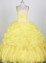Popular Ball gown Strap Floor-length Quinceanera Dresses Style FA-W-r95