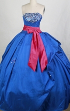 Popular Ball gown Strapless Floor-length Quinceanera Dresses Style FA-W-r67