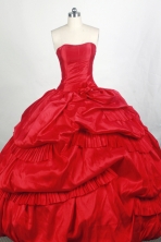 Popular Ball gown Strapless Floor-length Quinceanera Dresses Style FA-W-r68