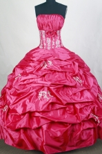 Popular Ball gown Strapless Floor-length Quinceanera Dresses Style FA-W-r83