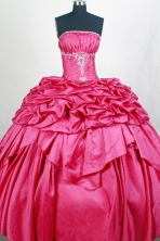 Popular Ball gown Strapless Floor-length Quinceanera Dresses Style FA-W-r84