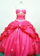 Beautiful Ball Gown SweetheartFloor-length Quinceanera Dresses Appliques Style FA-Z-0221