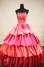 Fashionable Ball gown Strapless Floor-Length Quinceanera Dresses Style FA-Y-155 