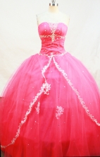 Formal Ball gown Strapless Floor-Length Quinceanera Dresses Style FA-Y-136