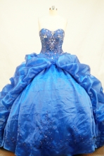 Modest Ball gown Sweetheart neck Floor-Length Quinceanera Dresses Style FA-Y-165