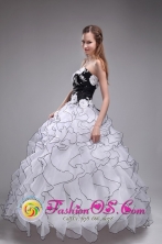 San Nicolas de los Garza Mexico Sweetheart Applqiues and Ruffles For The multi-color Sweet 16 Custom Made Dresses Style ZYLJ20FOR