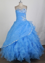 2012 Pretty Ball Gown Sweetheart Neck Floor-Length Quinceanera Dresses Style JP42649