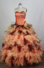 BNew Ball gown Sweetheart-neck Floor-length Quinceanera Dresses Style FA-W-r57