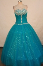 Beautiful Ball gown Sweetheart-neck Floor-length Quinceanera Dresses Style FA-W-306