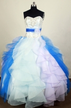Exquisite Ball Gown Sweetheart  Floor-length Quinceanera Dress LHJ42707