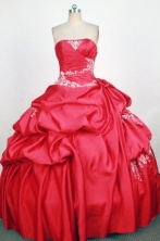 Gorgeous Ball Gown Strapless Floor-Length Hot Pink Beading  Quinceanera Dresses Style FA-S-323