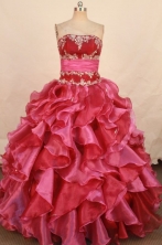 Gorgeous Ball gown Strapless Floor-length Quinceanera Dresses Style FA-W-364