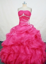Low price Ball gown Strapless Floor-Length Quinceanera DressesStyle FA-Y-25