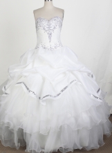 Popular Ball Gown Sweetheart Floor-length Quinceanera Dress ZQ12426020