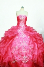 Gorgeous Ball Gown Strapless Floor-length Quinceanera dress Style FA-W-353