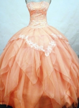 Wonderful Ball Gown Strapless Floor-length Quinceanera Dresses Style FA-W-307