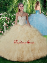 2016 Luxurious Ball Gown Quinceanera Dresses with Beading SJQDDT297002FOR