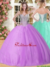 New Arrivals Big Puffy Lilac Quinceanera Dress with Beading YSQD005-2FOR